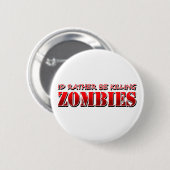 Zombie Ronde Button 5,7 Cm (Voorkant /achterkant)