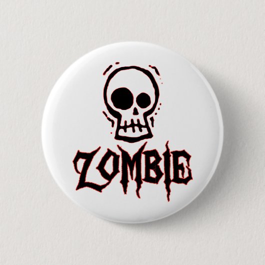 Zombie Ronde Button 5,7 Cm (Voorkant)
