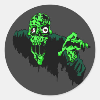 Zombie Ronde Sticker