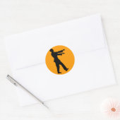 Zombie Ronde Sticker (Envelop)
