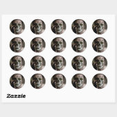 Zombie Ronde Sticker (Vel)
