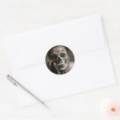 Zombie Ronde Sticker (Envelop)