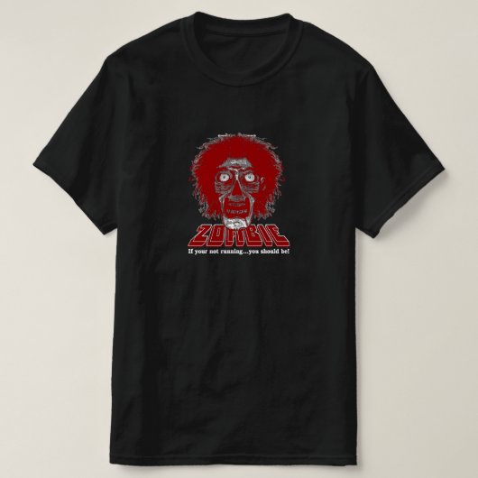 ZOMBIE Rood T-shirt (Design voorkant)