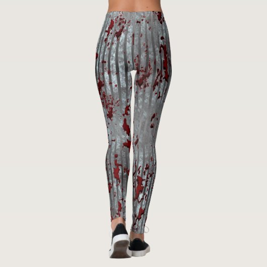 Zombie Rot Stripes Leggings (Achterkant)