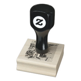 Zombie rubber stempel