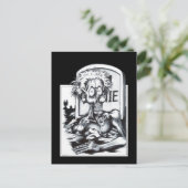 Zombie Sam Briefkaart (Staand voorkant)