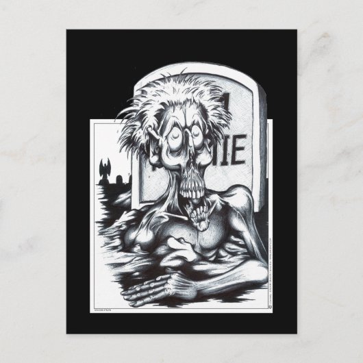Zombie Sam Briefkaart (Voorkant)