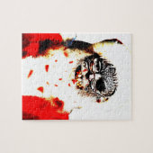 Zombie Santa 8x10 Foto Puzzle met Gift Box Legpuzzel (Horizontaal)