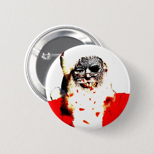 Zombie Santa Button (Voorkant /achterkant)