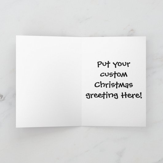 Zombie Santa Christmas Kaart (Binnen)