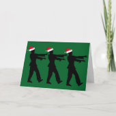 Zombie Santa Funny Green Kerstmis Humor Feestdagen Kaart (Voorkant)