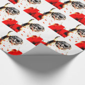 Zombie Santa Gift Wrap Cadeaupapier (Hoek)