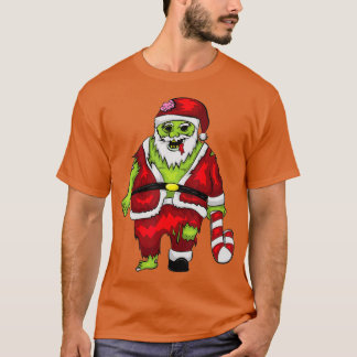 Zombie Santa I Xmas Halloween Monster niet dood T-shirt
