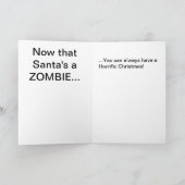 Zombie Santa Kaart (Binnen)