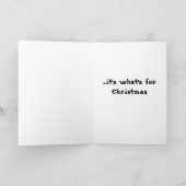 Zombie Santa Kaart (Binnen)