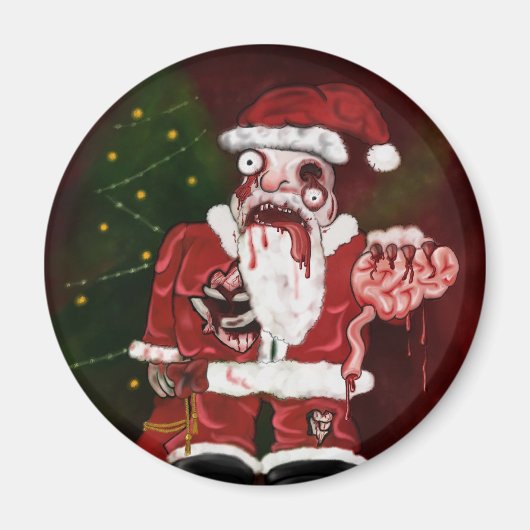 Zombie Santa Magnet (Voorkant)