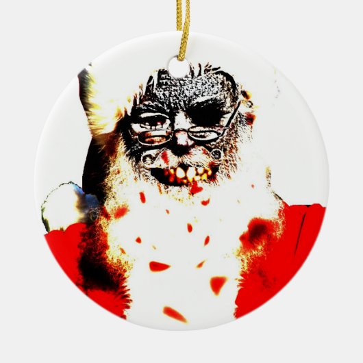 Zombie Santa Ornament (Voorkant)