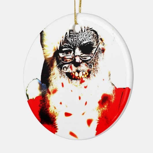 Zombie Santa Ornament (Links)