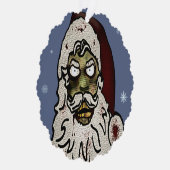 Zombie Santa Ornament Kaart (Rechts)
