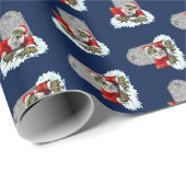 Zombie Santa Rises Kerstmis Cadeaupapier (Rol Hoek)