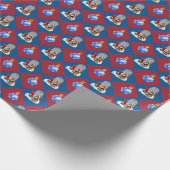 Zombie Santa Rises Kerstmis Cadeaupapier (Hoek)