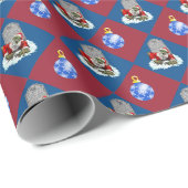 Zombie Santa Rises Kerstmis Cadeaupapier (Rol Hoek)