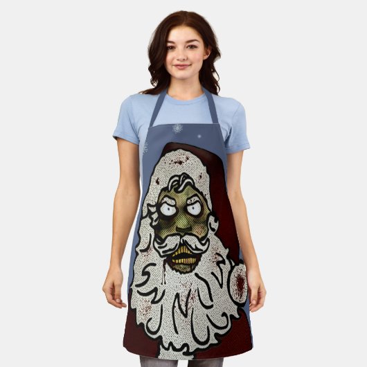 Zombie Santa Schort (Gedragen)