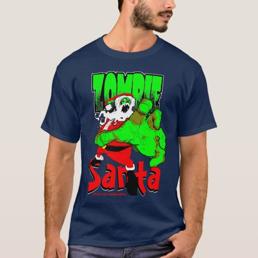 Zombie Santa T-shirt (Voorkant)