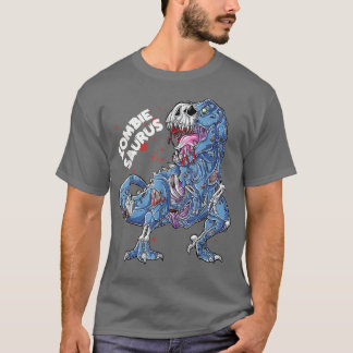 Zombie Saurus Halloween Kinder Dinosaur T Re 6949 T-shirt