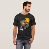 Zombie Saurus T Rex Halloween 2022 Trick or treat T-shirt (Voorkant volledig)