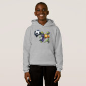 Zombie Scary Halloween Soccer Player Boy's (Voorkant volledig)