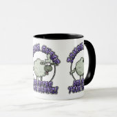 zombie schaap mok (Voorkant rechts)