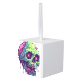 Zombie Schedel Apocalyps Decoratie (Achter hoekig)