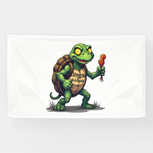Zombie Schildpad Spandoek (Horizontaal)