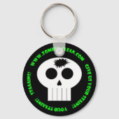 Zombie-Schone Sleutelhanger (Voorkant)