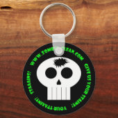 Zombie-Schone Sleutelhanger (Voorkant)