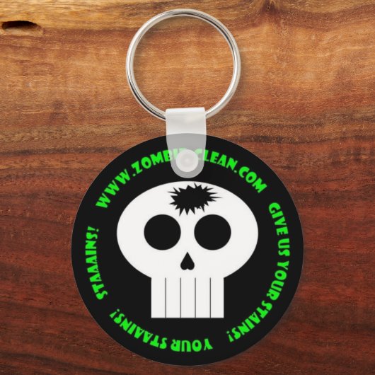 Zombie-Schone Sleutelhanger (Voorkant)