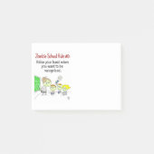 Zombie School Post-it Blocnote Post-it® Notes (Voorkant)