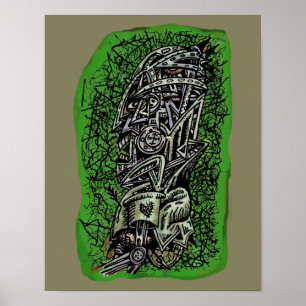 Zombie Sergeant, door Brian Benson, Poster