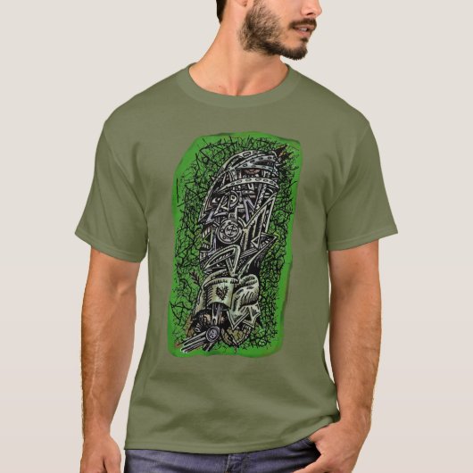 Zombie Sergeant van Brian Benson T-shirt (Voorkant)