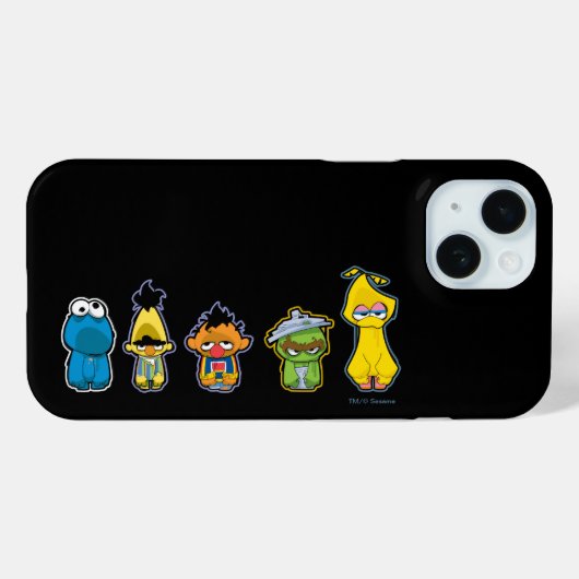 Zombie Sesame Street Characters Case-Mate iPhone Case (Achterkant (horizontaal))