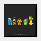 Zombie Sesame Street Characters Magneet (Voorkant)