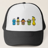 Zombie Sesame Street Characters Trucker Pet (Voorkant)