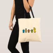 Zombie Sesamstraatpersonages Tote Bag (Voorkant (product))
