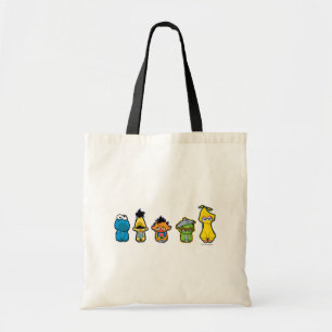 Zombie Sesamstraatpersonages Tote Bag
