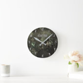 Zombie Shack Halloween Horror Aangepast aangepast Ronde Klok (Huis)