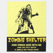 ZOMBIE SHELTER FLEECE DEKEN (Voorkant)
