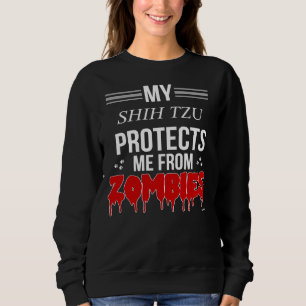 Zombie Shih Tzu voor eigenaar van Shih Tzu Trui
