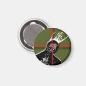 Zombie Shot Magneet (Voorkant / Achterkant)