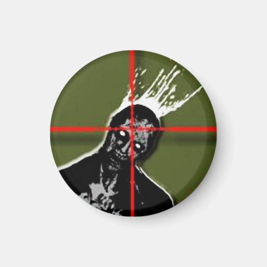 Zombie Shot Magneet (Voorkant)